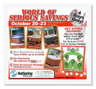 Agribolt Hot Spring Spas newspaper ad