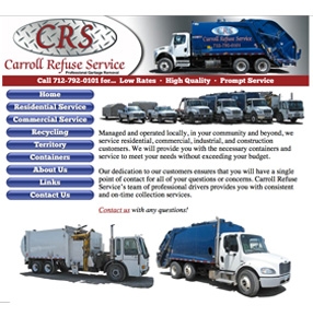 Carroll Refuse Service website