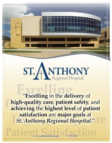 St. Anthony Regional Hospital recruitment brochure